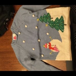 Mini Boden NWT Snowman Sweater 6T